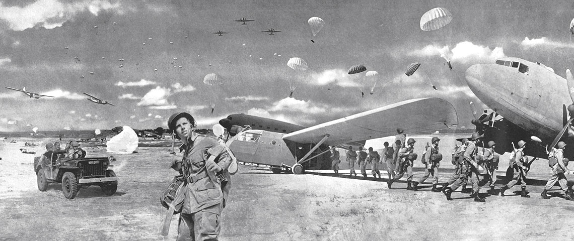 Glider Jumping At Camp Mackall, 1943
