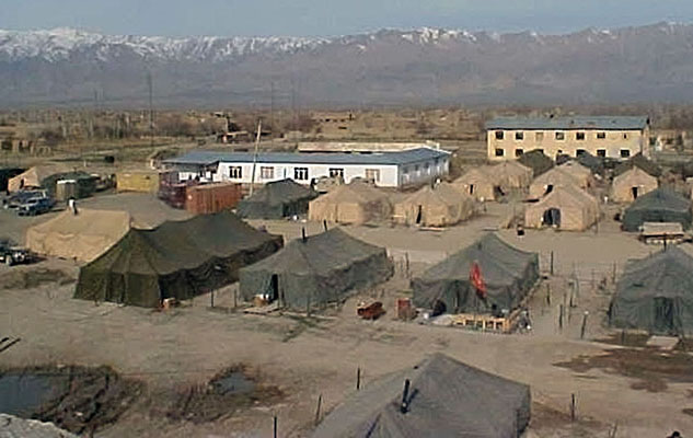 Troop billeting and support operations in Bagram could only be established after the area was cleared of mines and unexploded ordnance.
