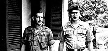 First Lieutenant John T. Horn and Sergeant Earl Bleacher.