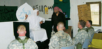 In this adaptive learning scenario a CA team meets with the local Imam. 