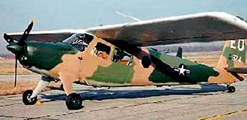 The L-28/U-10 “Super Courier,” STOL (short takeoff and landing) capable, liaison aircraft was ideal for delivering propaganda leaflets and carrying civic action teams into remote areas of Latin America.