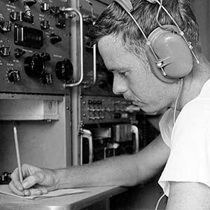 The ability to send and receive Morse Code, using the R-390 reciever, was  a unique feature of Special Forces  communications in the 1970s. While the conventional forces depended on voice communications, the ability to transmit Morse Code enabled the Special Forces teams to communicate at great distances.