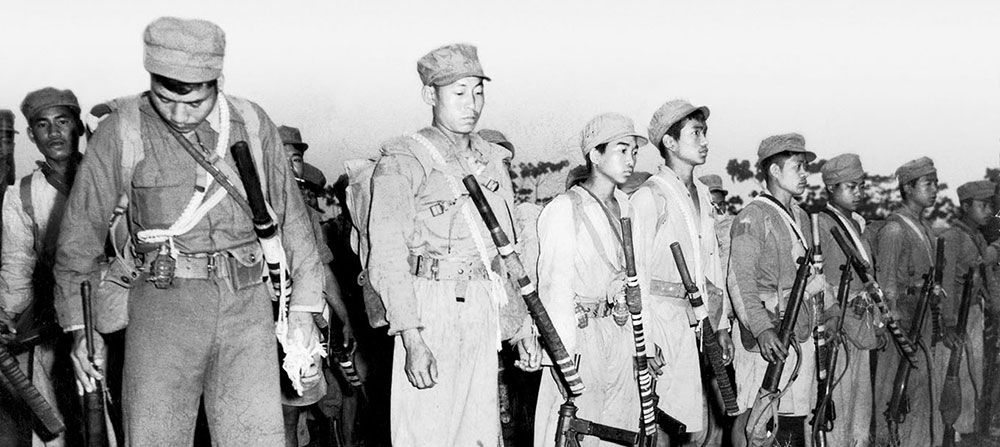 The Kachins were the most willing and effective ethnic group that Detachment 101 employed in Burma. They were armed with a mixture of British and American weapons, as well as their own “dahs,” a short sword that doubled as a machete.