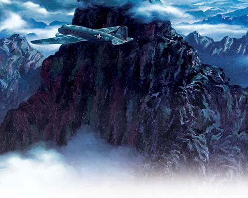 &ldquo;Flying the Hump, Moonlight, CBI&rdquo; by Tom Lea