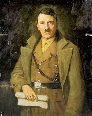 The Führer, Adolf Hitler, portrayed as the military leader of Germany.