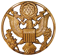 “Bird in a Guilded Cage” The branch insignia for some MFAA Officers