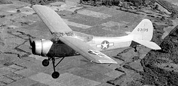 The Stinson L-1 Vigilant was the preferred liaison aircraft for Detachment 101’s unofficial air force, the “Red Ass Squadron.”