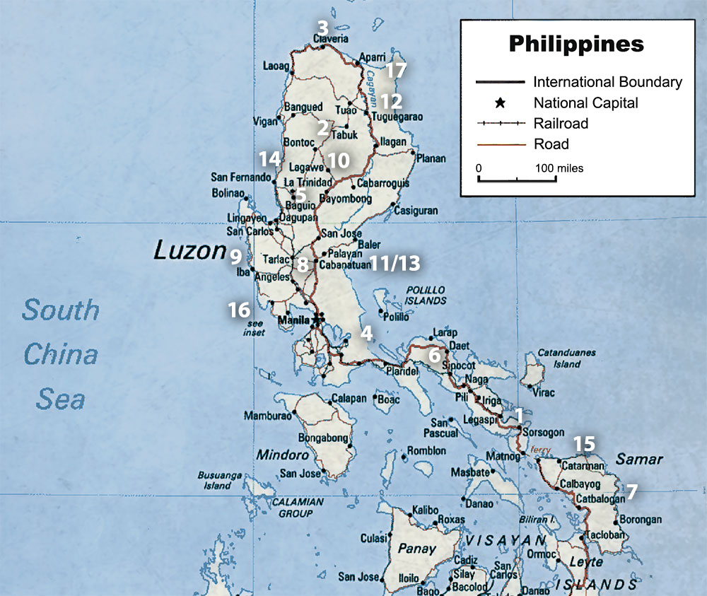 Map: Philippines