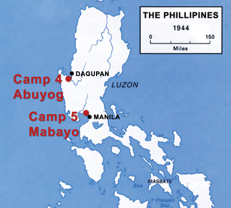 Camp locations in The Philippines