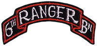 6th Ranger Battalion Scroll