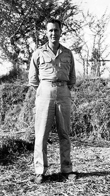 LTC Donald D. Blackburn in Luzon, 1945.