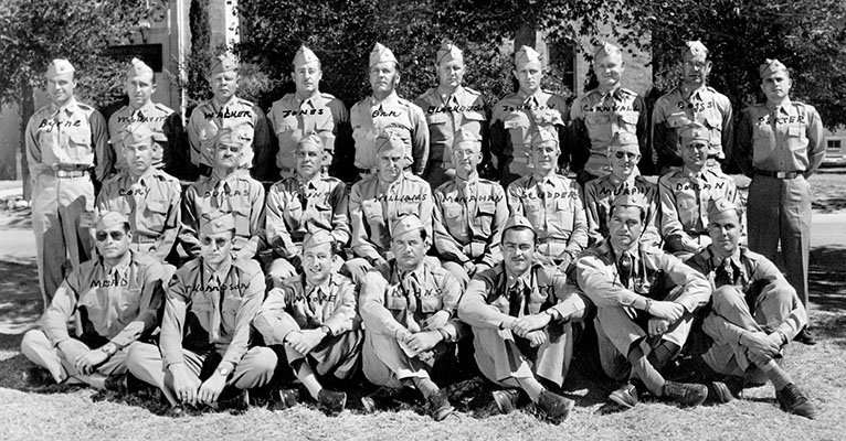 POW Orientation Class, Ft. Bliss, Texas, 15 May 1946.