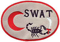 Hilla SWAT medic patch has the Red Crescent, the Muslim symbol for the Red Cross.