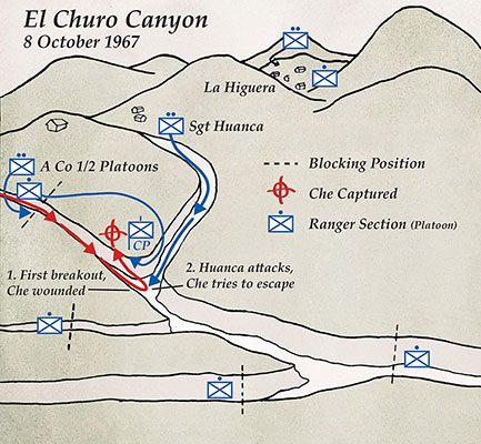 MAP: Captain Gary Prado’s positioning of his platoons
