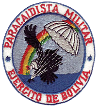 Bolivian Airborne School Patch