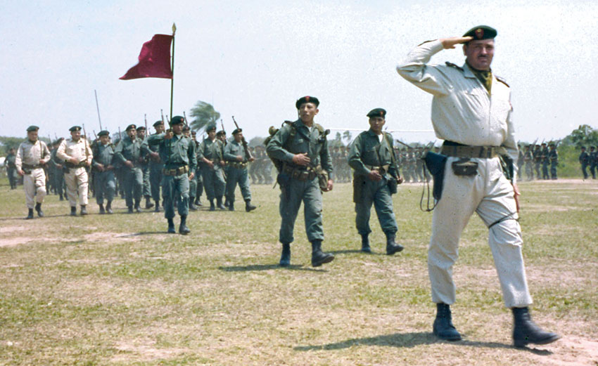 The Rangers completed their 19-week training course on 17 September 1967.