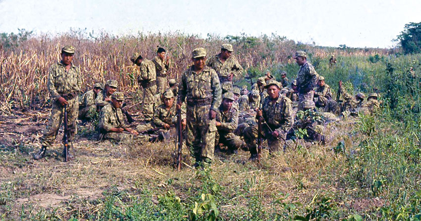 he second phase of the SF team’s mission was to give refresher training to nine Bolivian infantry companies at La Esperanza.