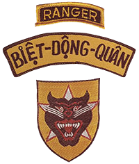 U.S. Army Ranger Tab with the Vietnamese Ranger Insignia