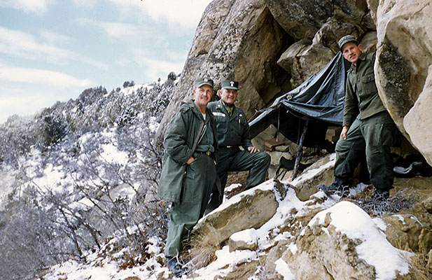 LTC Noble L. Riggs, Commander of Utah Army National Guard forces, during Exercise BRIGHAM YOUNG with Soldiers.
