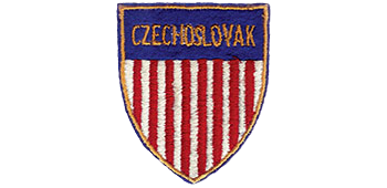 Shoulder patch of the Czech Labor Service units working for the U.S. Army in Germany.