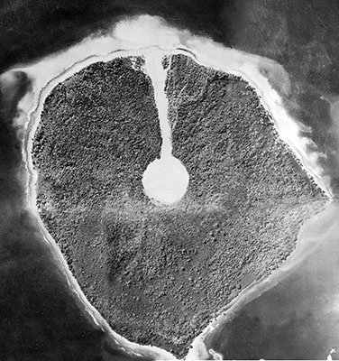  Aerial reconnaissance photos indicated that Foul Island was unoccupied. The OSS mission on Operation BOSTON was to verify that assumption.