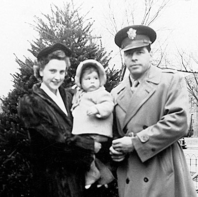 Skipper Walter L. Mess named P-564 after his wife, Jeanie, holding their daughter, Jean.