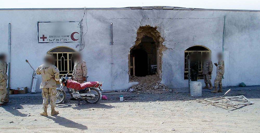 In September the only rocket attack on the Coalition compound took place. One rocket struck the hospital.