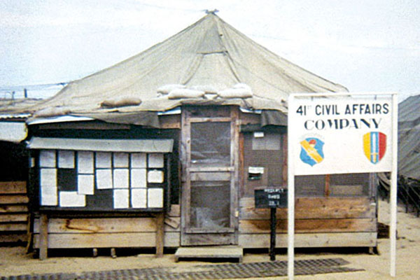 Headquarters of the 41st Civil Affairs Company at Nha Trang in 1966.