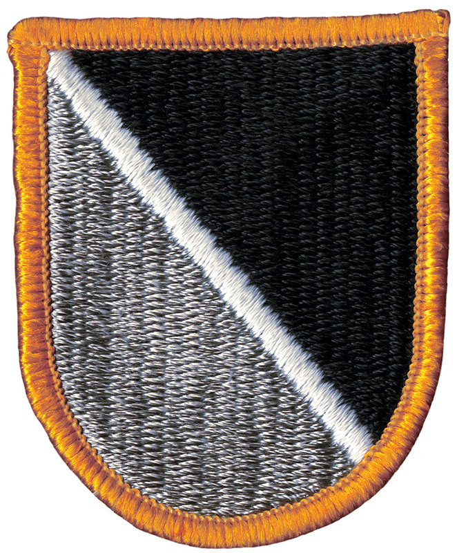 JFKSWC Special Warfare Center Airborne beret Flash patch m/e 