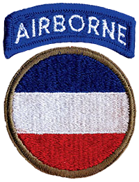 Continental Army Command SSI with Unofficial Airborne Tab