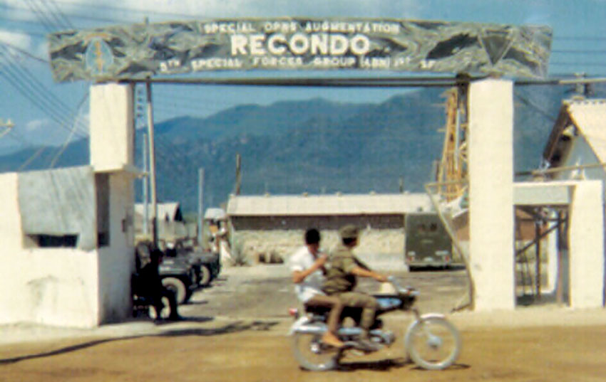 Entrance to the MACV Recondo School located at Nha Trang and operated by 5th SFG personnel.