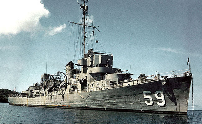 The USS Foss (DE-59) was one of seven WWII destroyers converted into Turbo-Electric Generators.