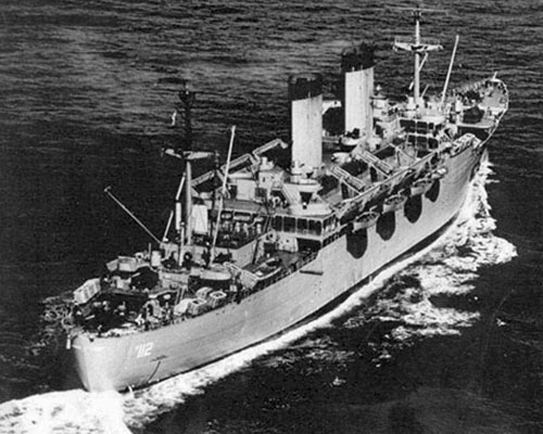 USS General W. A. Mann, (AP 112) took the Raiders from Inch’on to Wonsan.