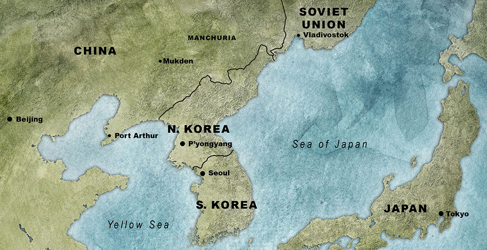 Korea and its neighbors share a legacy of warfare and cultural exchange that, coupled with the arrival of the United States after WWII, shaped the history of modern North and South Korea.