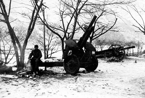 Combat actions at Changnim-ni, Tanyang, Andong, and Majori-ri had reduced the 2nd Rangers to an effective strength of sixty-three men by the end of January 1951.