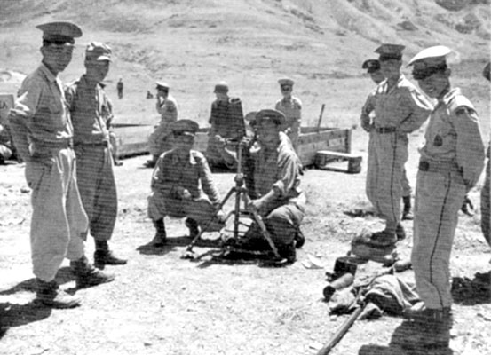 The Korean Constabulary, advised by 6th Infantry Division officers, began training with U.S. arms and equipment in early 1948, prior to becoming the Republic of Korea Army (ROKA).
