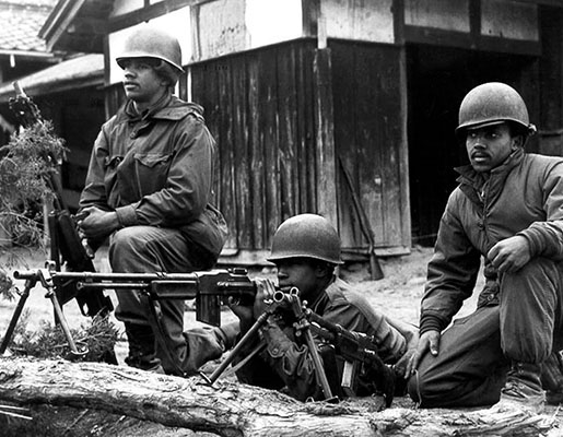 The 2nd Ranger Infantry company was the only all-black Ranger company formed in 1950. At the time of the fight on Hill 581, the company was down to seventy-five effectives.