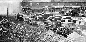 Hungnam city and port buildings were used to house troops awaiting evacuation. These were destroyed when Allied forces left on 24 December 1950.