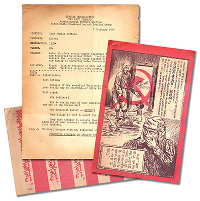 Leaflet # 1153 was targeted at North Korean soldiers to cause depression by suggesting that their families were suffering under Communist domination.