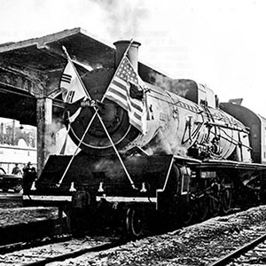 Both UNCACK and KCAC worked to rebuild the South Korean transportation network. This locomotive, and the freight cars below, were donated to Korea to assist that process.