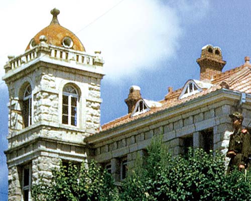 Insamgwan in Kaesong, near the Armistice talks site.