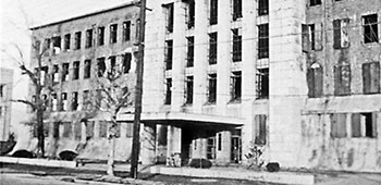 The KBS Radio Seoul building was a “shell” in the fall of 1951.