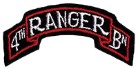4th Ranger Battalion Scroll