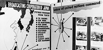 Psywar Broadcast Display, Tokyo, 1952.