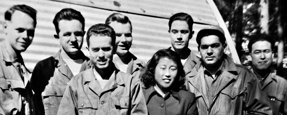 The 4th MRBC Radio Pusan staff in the fall of 1951.