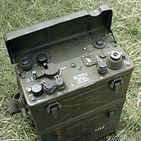 Short range (about 3 miles) SCR 300 FM radio was carried by the Korean guerrillas.