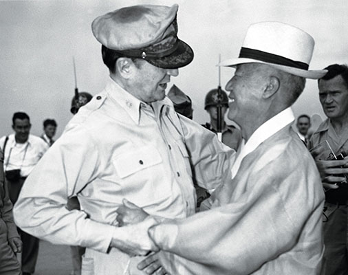 General Douglas MacArthur and South Korea’s first President, Dr. Syngman Rhee