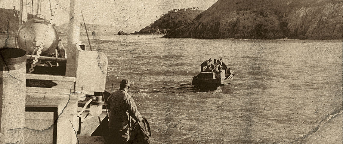 Landing on many of the rugged islands could be a dangerous operation. The recovery of downed pilots by the 8007th AU often meant landing on islands without a prepared dock area.