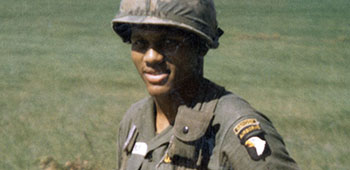 Adderly volunteered for Vietnam in 1966, and served as a Squad Leader with the 502nd Infantry, 101st Airborne Division. Twice wounded, Adderly was awarded the Army Commendation Medal, with V for valor, and Silver Star for gallantry, during this tour.