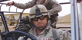 Lamb was selected as the first CSM for Joint Task Force-Horn of Africa, and later participated in Operation IRAQI FREEDOM in 2003, as seen in this photo. After retirement from active duty, he served with U.S. Special Operations Command (USSOCOM) as a civil servant working with allied partners in regional counter terrorism initiatives.